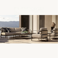 Sassanid al aire libre Bauhaus diseño Patio jardín conjuntos Hotel Resort hecho a mano Málaga aluminio bronce salón conjunto