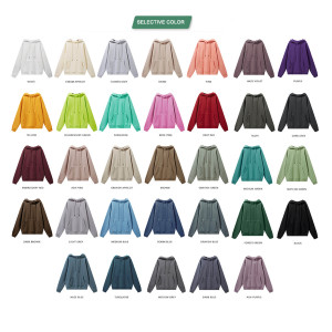 Créez votre propre sweat à capuche streetwear de haute qualité, en molleton, 350 g/m², brossé, sans étiquettes - Product Image 3