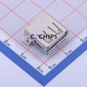 904-132A2031S10100 USB Connector SMD Connector ( Connector Type: Type-A )( Protocol Standard: USB 2.0 )( Gender: Female ) - Product Image 1