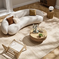 Table basse multifonctionnelle durable de style scandinave moderne pour salon, rangement en bois, design intelligent, meubles d'appartement