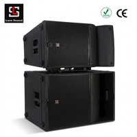 Système audio professionnel avec caisson de basses de 3000 W et haut-parleur de 21 pouces, système de sonorisation de qualité supérieure en contreplaqué pour événements en plein air