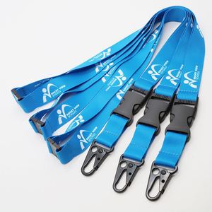 Custom Logo Educational Promotional Gift Lanyard School ID Card Holder Lanyard Safety Breakaway <b>Buckle</b> Keychain Lanyards - Product Image 1