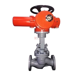 Válvula de Globo Eléctrica Motorizada con Brida de Acero Inoxidable 304/316, 150LB, JIS 10K, 1.6MPa, WCB, Antiexplosión, AC380V, 4-20mA - Product Image 5