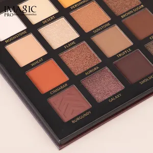 IMAGIC-paleta de sombra de ojos encantadora, paleta de maquillaje de 16 colores, brillo mate, polvo de sombra de ojos pigmentado