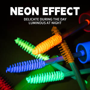 Nuevo Líquido Fluorescente Herbal y Mineral <span class=keywords><strong>de</strong></span> 6 Colores para un Aspecto Luminoso, Denso, Alargador, Duradero, Resistente al Agua y a las Manchas - Product Image 2