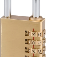 Cadenas à combinaison 4 chiffres 28 mm en laiton, étanche, antirouille, avec anse renforcée, pour salle de sport, bagages, casier de rangement - Vente en gros
