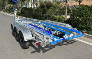 Anpassbarer 30ft 9,2 m Aluminium-Boots anhänger Dreiachsiger Boots anhänger mit CE & VIN - Product Image 6