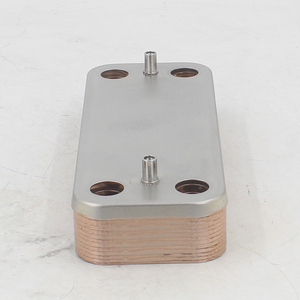 Échangeur de chaleur à plaques pour eau chaude 0020022938, utilisé pour chaudière Saunier <span class=keywords><strong>Duval</strong></span>, 12 plaques - Product Image 4