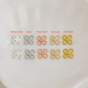 Véritable connecteur de fleur 14K Gold Filled Permanent Jewelry Charms - Product Image 3