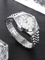 Montre à quartz unisexe de luxe pour homme avec boîtier en acier inoxydable et alliage de zinc personnalisable avec logo Planet