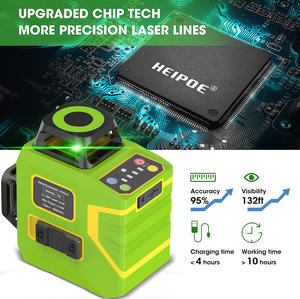 Nivel Láser de Línea Verde HEIPOE con Control Remoto SR903G, Niveles Láser Rotatorios, Láser de 360 Grados, Láser en <span class=keywords><strong>Cruz</strong></span> - Product Image 2