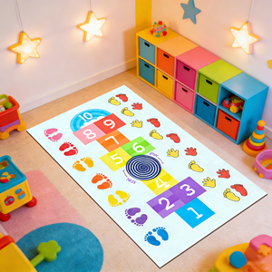 Tappeti Educativi per <span class=keywords><strong>Bambini</strong></span> Lavabili Antiscivolo Tappeti per Area Giochi per <span class=keywords><strong>Bambini</strong></span> <span class=keywords><strong>Tappeto</strong></span> per Cameretta - Product Image 5