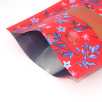 ZHONGBAO Sachet d'emballage cosmétique imprimé sur mesure à trois soudures latérales avec encoche de déchirement facile pour masque facial
