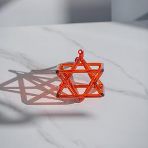 Orange Quartz Singing Merkaba <b>Crystal</b> Star Pyramid Healing Instrument for Sound <b>Bath</b> Stress Relief - Product Image 2