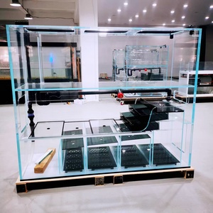 <span class=keywords><strong>Aquarium</strong></span> en verre cristal grand format, idéal pour cloison de studio ou de hall spacieux, écosystème aquatique clair et propre, directement de l'usine - Product Image 1