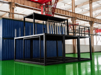 Maison conteneur préfabriquée modulaire isolée en acier, prête à l'emploi, de 20 pieds, démontable, portable, en kit, pour usage hôtelier