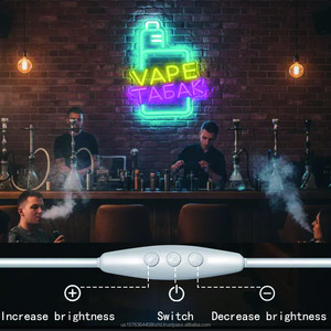 Panneau publicitaire intérieur en acrylique néon LED pour tabac, affichage lumineux haute luminosité, lumière ambiante, 5V 12V, personnalisable - Product Image 2