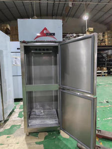 Nouveau réfrigérateur commercial vertical à <span class=keywords><strong>deux</strong></span> portes en acier inoxydable pour restaurants et équipements de réfrigération de restauration rapide - Product Image 3