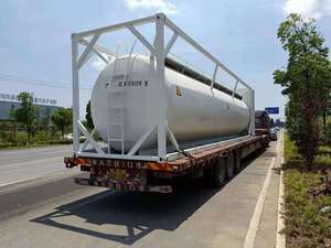 Conteneur-citerne ISO de 20 pieds non vendu pour le stockage et le transport de carburant et de liquides, 25 m³, en acier au carbone, transportable, <span class=keywords><strong>prix</strong></span> abordable - Product Image 3
