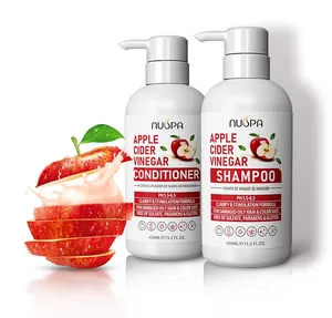 Salon Natuurlijke Biologische Haarverzorgingsproducten Groothandelsprijs Appelazijn Shampoo En Conditioner