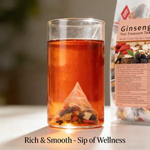 Thé de santé biologique à la vapeur aux cinq trésors et aux dix trésors de ginseng, mûre, baies de goji noires, dattes rouges séchées, fatigue masculine - Product Image 5