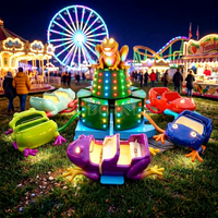 Manège de parc d'attractions : Le Grenouille Sauteur – Équipement de divertissement extérieur pour enfants, idéal pour les fêtes foraines et carnavals