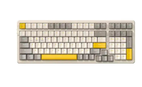 Clavier de Jeu Mécanique 85 Touches avec Repose-Poignet Filaire pour Win/IOS 2.4G + Bluetooth - Accessoire Informatique