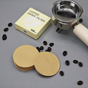 Papier <span class=keywords><strong>filtre</strong></span> 50 g/m² en forme de R, boîte de filtres à café ronds, papier <span class=keywords><strong>filtre</strong></span> pour machine à expresso - Product Image 5