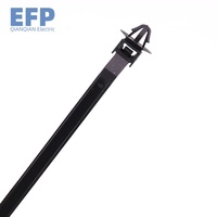 Attaches de câble universelles autobloquantes en plastique, clips de fixation en nylon réutilisables pour voitures, attaches de câble à fermeture éclair pour fixation de fils