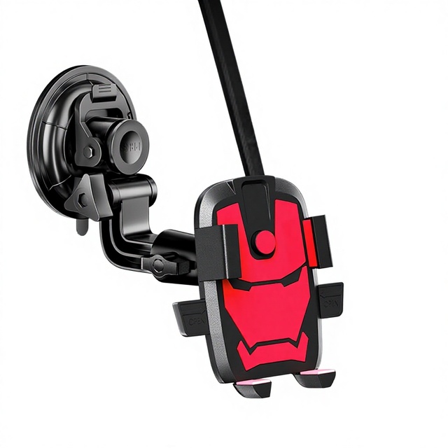 Excavator Shockproof Phone Car Mount Bed Navigation Fixed Bracket Suction Cup Type Driving Safety Recorder