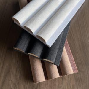 Panneaux d'insonorisation muraux Tête de lit à peindre Panneau mural en daim coloré en fibre de polyester - Product Image 1
