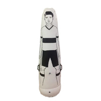 Durable PVC Publicité Gonflable Mannequin De Formation de Football De Football Gonflable Mannequin Gardien