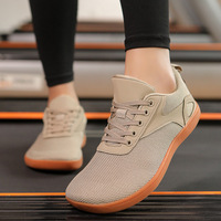 Chaussures de course pieds nus pour homme à bout large, en maille respirante, zéro drop, antidérapantes, plates, légères, pour la marche quotidienne, OEM ODM Vente en gros