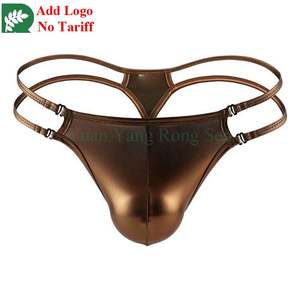 Sous-vêtements pour hommes Slip sexy en imitation <span class=keywords><strong>cuir</strong></span> Bikini String <span class=keywords><strong>Tanga</strong></span> Slip Short T Back Briefs - Product Image 5