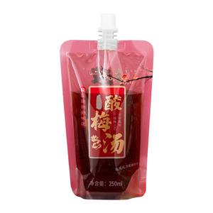 Sacs en Mylar personnalisés imprimés pour jus de fruits et boissons, résistants à l'humidité et à la corrosion, avec bec verseur en plastique - Product Image 1