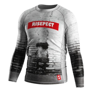 Camiseta Deportiva de Compresión con Protección UV para Jiu-Jitsu, Judo, MMA, Personalizable - Product Image 1