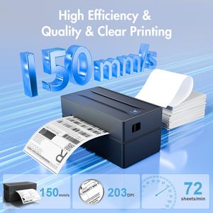 4x6 Wireless Thermal Shipping Label <b>Printer</b> Multi System Compatible For UPS USPS Small Business Shipping Labeling - Product Image 5