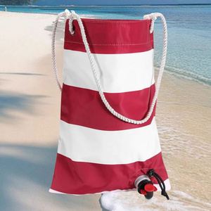 Custom Printed Logo Natural Eco-Friendly White <b>Large</b> Capacity Shopping <b>Beach</b> Wine <b>Bag</b> - Product Image 3