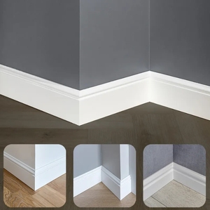 Hiện đại rắn gỗ ván chân tường <span class=keywords><strong>TRIM</strong></span> bán buôn gỗ không thấm nước khuôn cho nhà và khách sạn nhà Máy Giá - Product Image 6