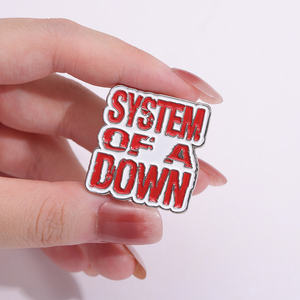 حقيبة ملابس تذكارية بشارة موسيقى الروك الإبداعية والشخصية ، إكسسوارات قبعة تقطير - Product Image 4