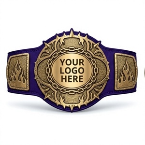 Cinturón de Campeonato Personalizable de Samurai UFC para Adultos, Correa de Metal Cómoda para Eventos de Aikido, Taekwondo, Jiu-Jitsu, Judo y Boxeo - Product Image 1