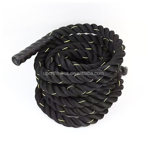 Оптовая продажа, тяжелая Скакалка для фитнеса, изготовленная на заказ из прочного нейлона для мужчин и женщин, для взрослых, боевые веревки - Product Image 1