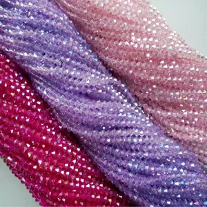 6mm bicone crystal glass loose beads crystal beads