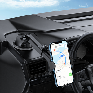 Dudukan Ponsel di Dashboard Mobil dengan Logo Kustom, Perekat Vakum Kaca Depan, Ventilasi Udara, Penyangga Fleksibel dari Baja Karbon untuk iPhone 17 16 15 14 - Product Image 6