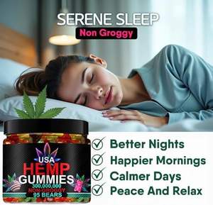 Yüksek potens ayı kenevir yağı sakızlı şeker özel etiket vitamini takviyesi Premium kalite kenevir Gummies - Product Image 2