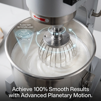 Mixer Adonan Listrik Amasadora 8kg 304 Stainless Steel 20L Kontrol Digital Baru untuk Roti Croissant Baguette Tepung Adonan