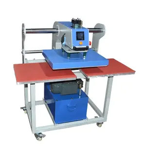 المصنع مباشرة بيع الحرارة الصحافة آلة T آلة طباعة على القمصان آلة تسامي الساخن الصحافة الهيدروليكية معدات 50*60 cm