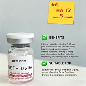 Ampollas de Suero Pink Glow <span class=keywords><strong>NCTF</strong></span> 135 <span class=keywords><strong>ha</strong></span> Skin Booster, Vitamina B12 + Complejo Polirevitalizante para la Piel, Eliminador de Arrugas, Lifting Facial - Product Image 4