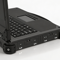 Nouvel ordinateur portable robuste de 14 pouces, 1000 nits, Windows 10/11, carte dédiée 4G+5G, Intel Core I7, IP65, avec clavier anglais pour les entreprises
