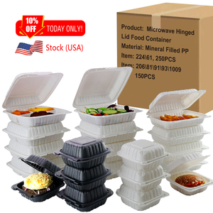 Phân Hủy Sinh Học Dùng Một Lần Thực Phẩm <span class=keywords><strong>Container</strong></span> Các Nhà Sản Xuất Vỏ Sò Hộp Ăn Trưa 9x9 Phần Nhà Hàng Để Đi Thực Phẩm Nhựa <span class=keywords><strong>Container</strong></span> - Product Image 1